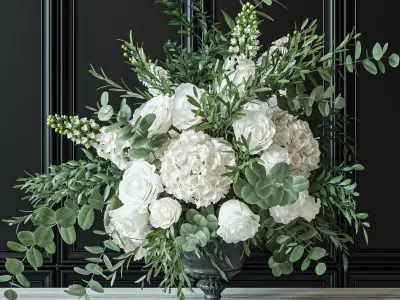 Flower Set 038 Big Bouquet 3D model