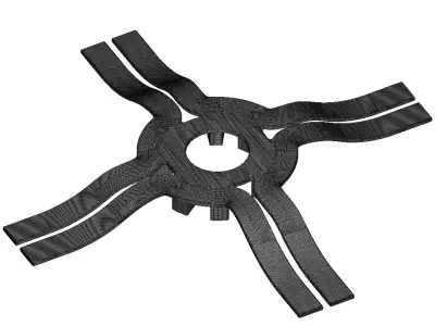 Premium Four Way Bridge 3D print model