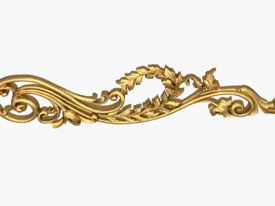 Classic decor ornament 252 3D model