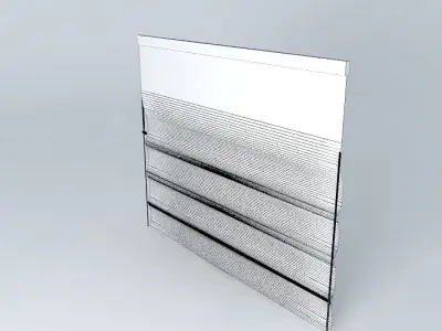 Roman shade Free 3D model