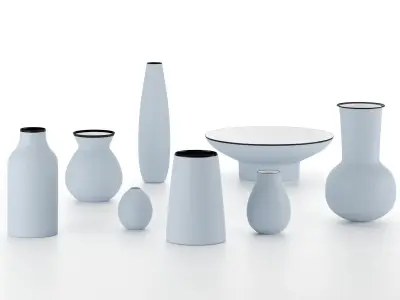 Ceramic Modern Vase 3D model