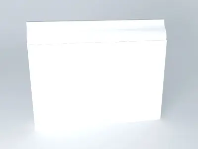 Plain base molding Free 3D model