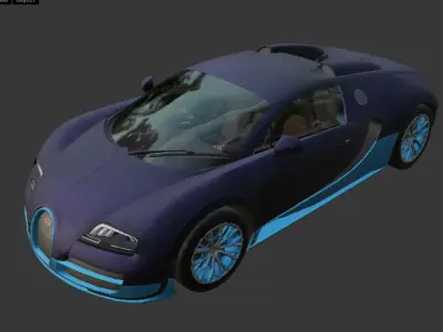 PUBG vehicles Sport pack 2 Low-poly 3D model