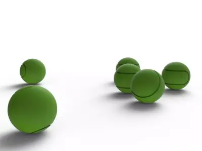 Tennis Ball Free 3D model buy