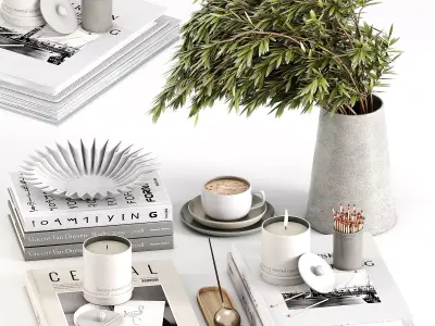 Decorative Set 003 3D model