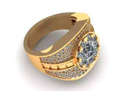 Man Wedding Ring 260 3D print model