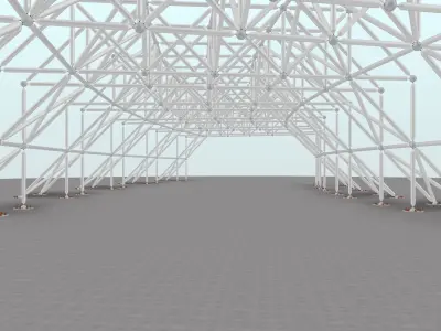 Optimal Truss Model 02 3D model