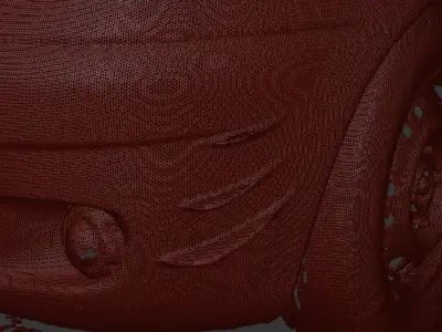 Chevrolet Daewoo Matiz 3D Scan 3D model