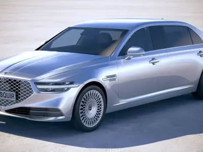 Genesis G90L 2020 Long 3D model