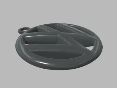 Volkswagen Key Ring Chain 3D print model