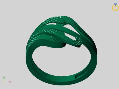 Women Plain Ring STL Models Womens Ring 3dmodels 3D print model 3D print model 23