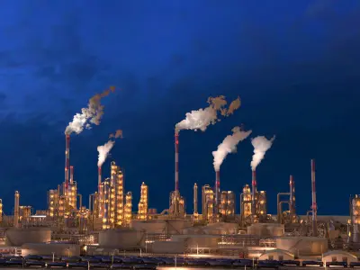 Huge Refinery 3D model