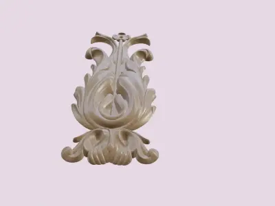 Flower For Wood Carving 3D print model