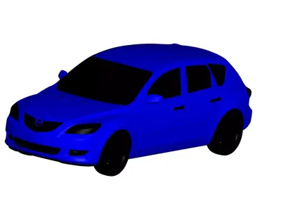 Mazda 3 hatchback  3D model