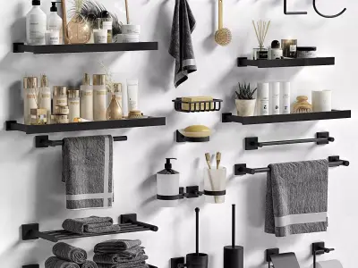 Bathroom accessories 37 3D model