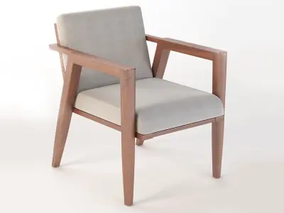 Fillmore Occasional Armchair 3D model