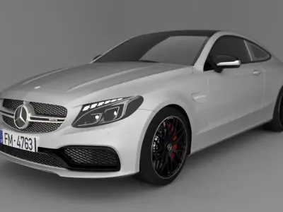 Mercedes-Benz S-Class AMG Sports C217 coupe HQ 2017 3D model 3D model