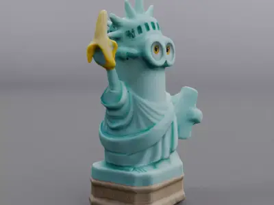 minion of freedom 3D model