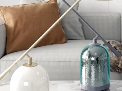 style lamp New desk metal 3D model