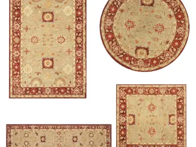 Rugs No 5 Low-poly 3D model