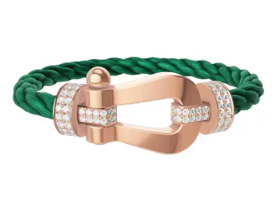 Force Extra Large XL Diamond bracelet 3D print model