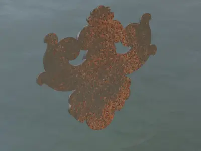 Central Flower Decor 3D print model