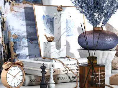 Decorative set 10 3D model