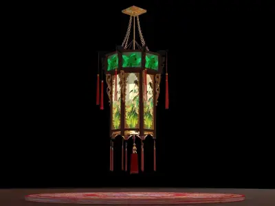 Chinese  palace lantern  3D model purchase
