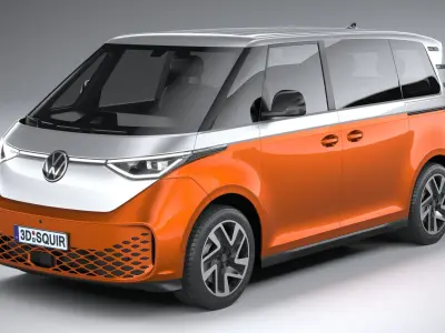 Volkswagen ID Buzz 2023 3D model