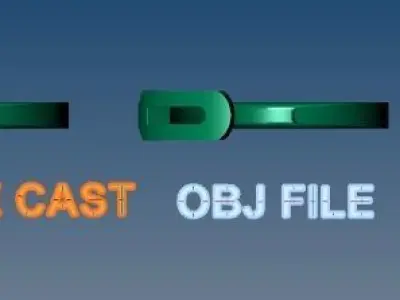 Safety Pin Style Band Ring Size5 3D print model