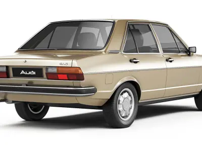 Audi 80 GLS B1 1976 3D model