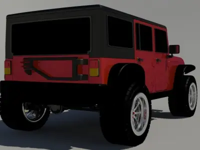 Aditya jeep wrangler 3D model