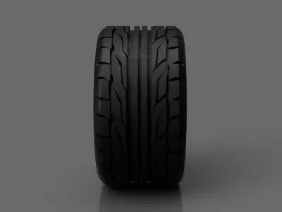  24th Scale Scottsdale Style Wheel Set for Scale Modeling  3D print model