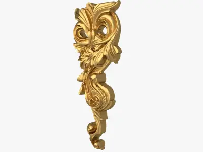 Classic decor ornament 250 3D model