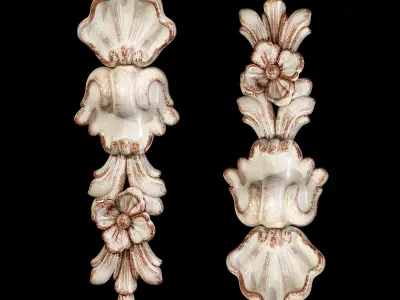 Classic carved 008 3D model