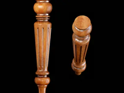 Classic leg 009 3D model