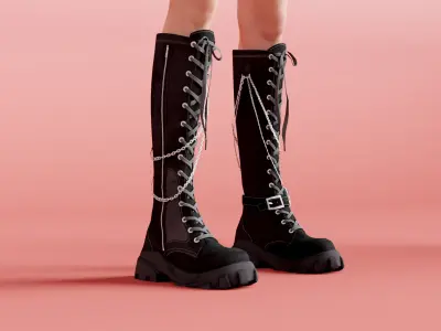 Racer Girl F1 Cheerleader Girl Teen RIGGED - LAUNCH DISCOUNT Low-poly 3D model