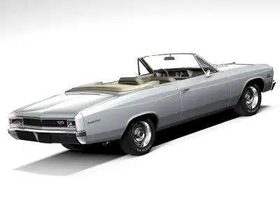 Chevrolet Chevelle SS Convertible 1966 3D model