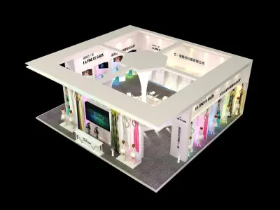 Exhibition - Area - 13X12-3DMAX2009-08 3D model