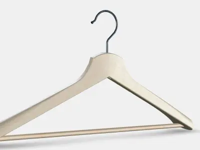 BUMERANG clothes hanger Low-poly 3D model