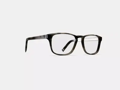 Bensen Eyeglasses in Greystone 3D model