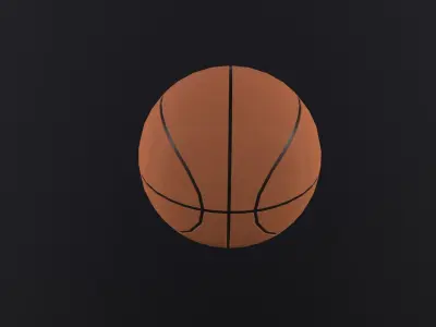 Basketball ball 3D Model Low-poly 3D model