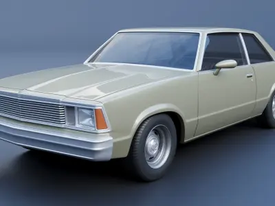 Chevrolet Malibu Coupe 1981  3D print model