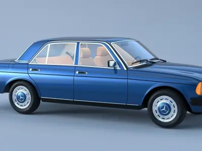 Mercedes-Benz W123 E-Class 3D model