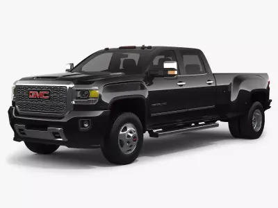 2018 GMC Sierra 3500HD Denali 3D model