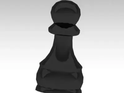 PawnPijun chess piece Free 3D model