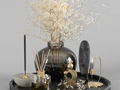 decorative set  21  22  23 3D model