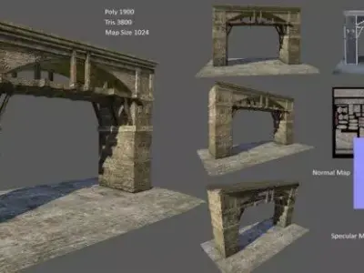 Gaming Asset 3D Model  Limited Edition 01 Low-poly 3D model