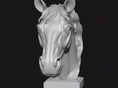 horse 3D print model 5