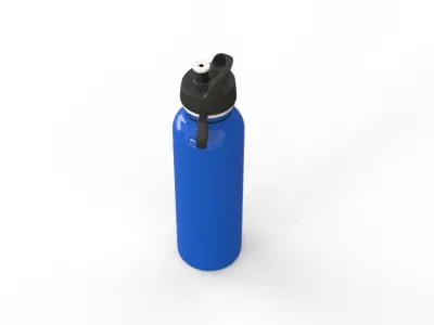 sports water bottle 3D model